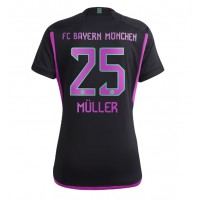 Fotbalové Dres Bayern Munich Thomas Muller #25 Dámské Venkovní 2023-24 Krátký Rukáv